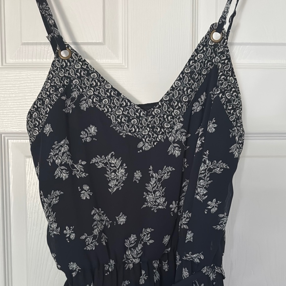 Xhilaration Black and White Patterned Dress - Picture 4 of 7